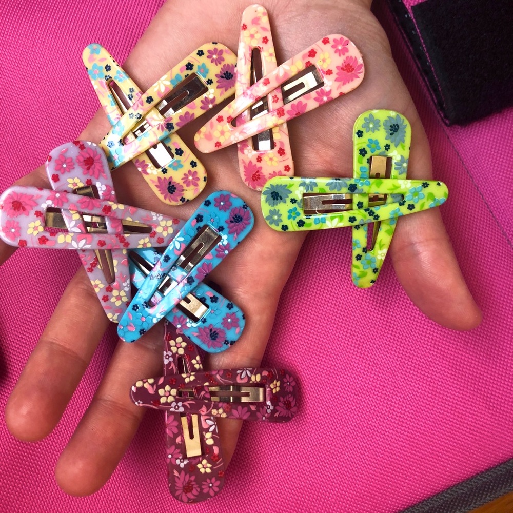 Y2K Floral Barrettes
